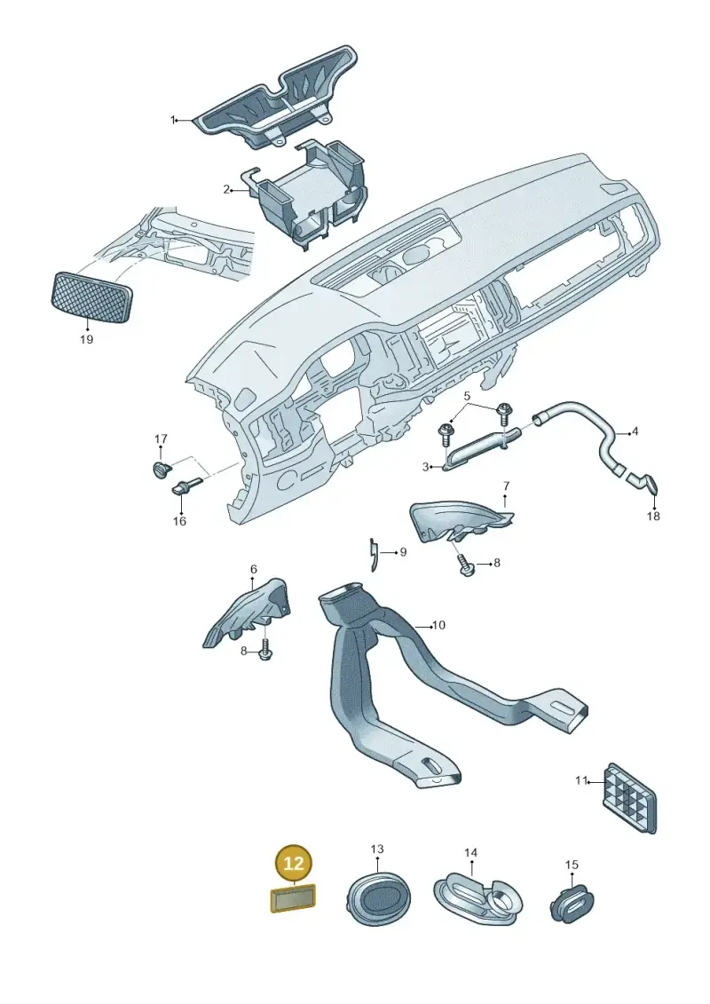 533957751 — Skoda Rapid (2012-2022) diagram 740819110, position 12