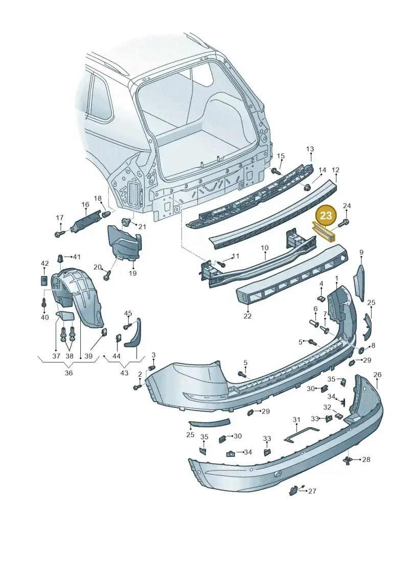 565803612A — Skoda Kodiaq (2018-2022) diagram 804807500, position 23