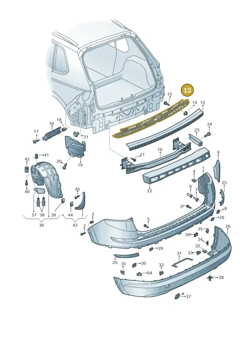 565807863 — Skoda Kodiaq (2018-2022) diagram 804807500, position 13