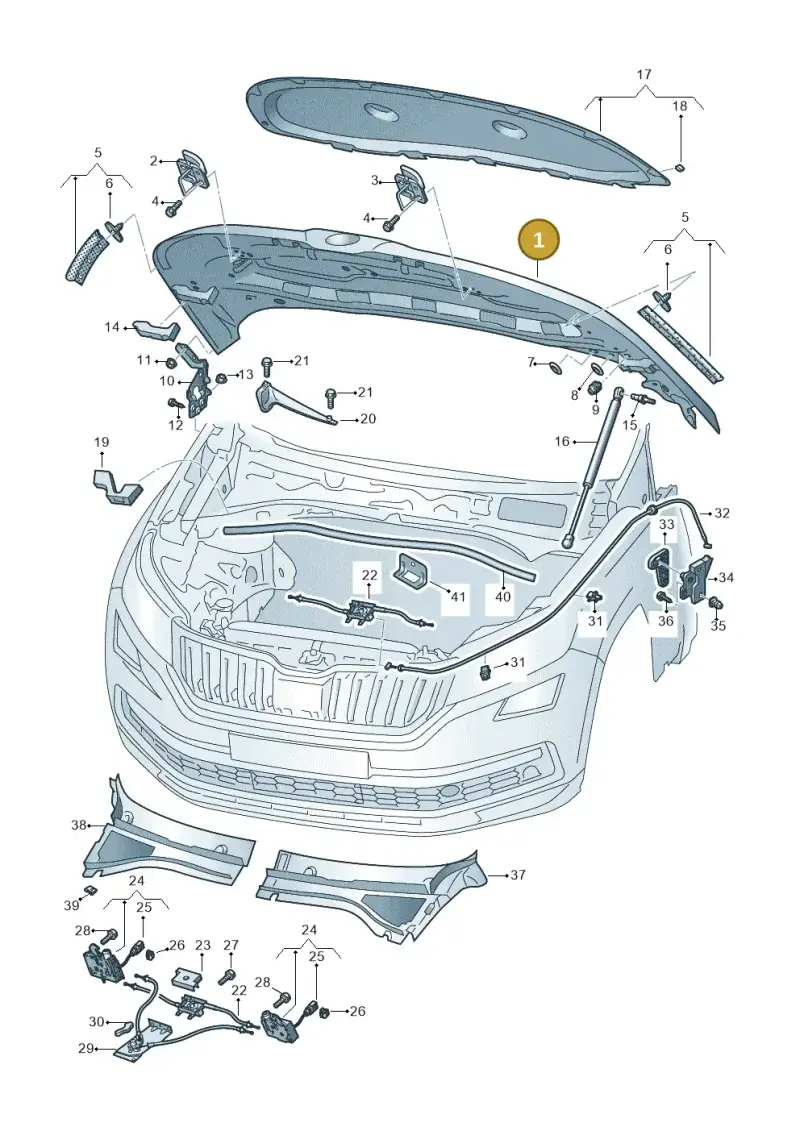 565823031A — Skoda Kodiaq (2018-2022) diagram 804823000, position 1