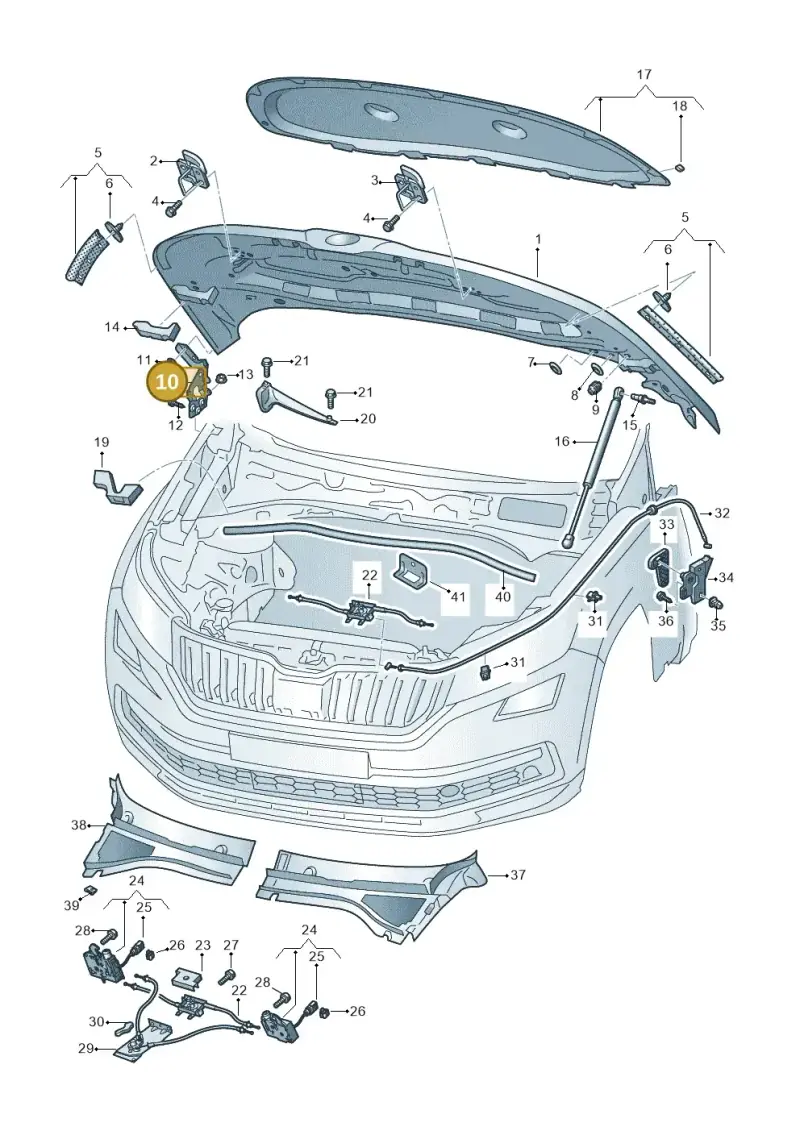 565823301 — Skoda Kodiaq (2016-2024) diagram 804823000, position 10
