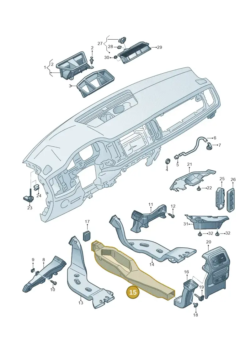 565857509 — Skoda Kodiaq (2018-2022) diagram 804819300, position 15