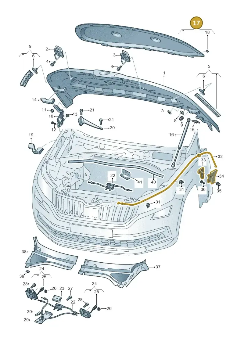 565863831 — Skoda Kodiaq (2018-2022) diagram 804823000, position 17