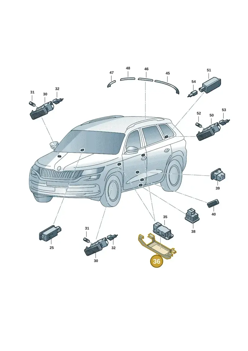 565881547 — Skoda Kodiaq (2018-2022) diagram 804947006, position 36