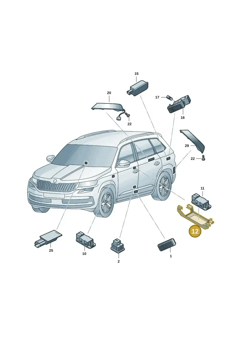 565881547 — Skoda Karoq (2017-2023) diagram 834947007, position 12