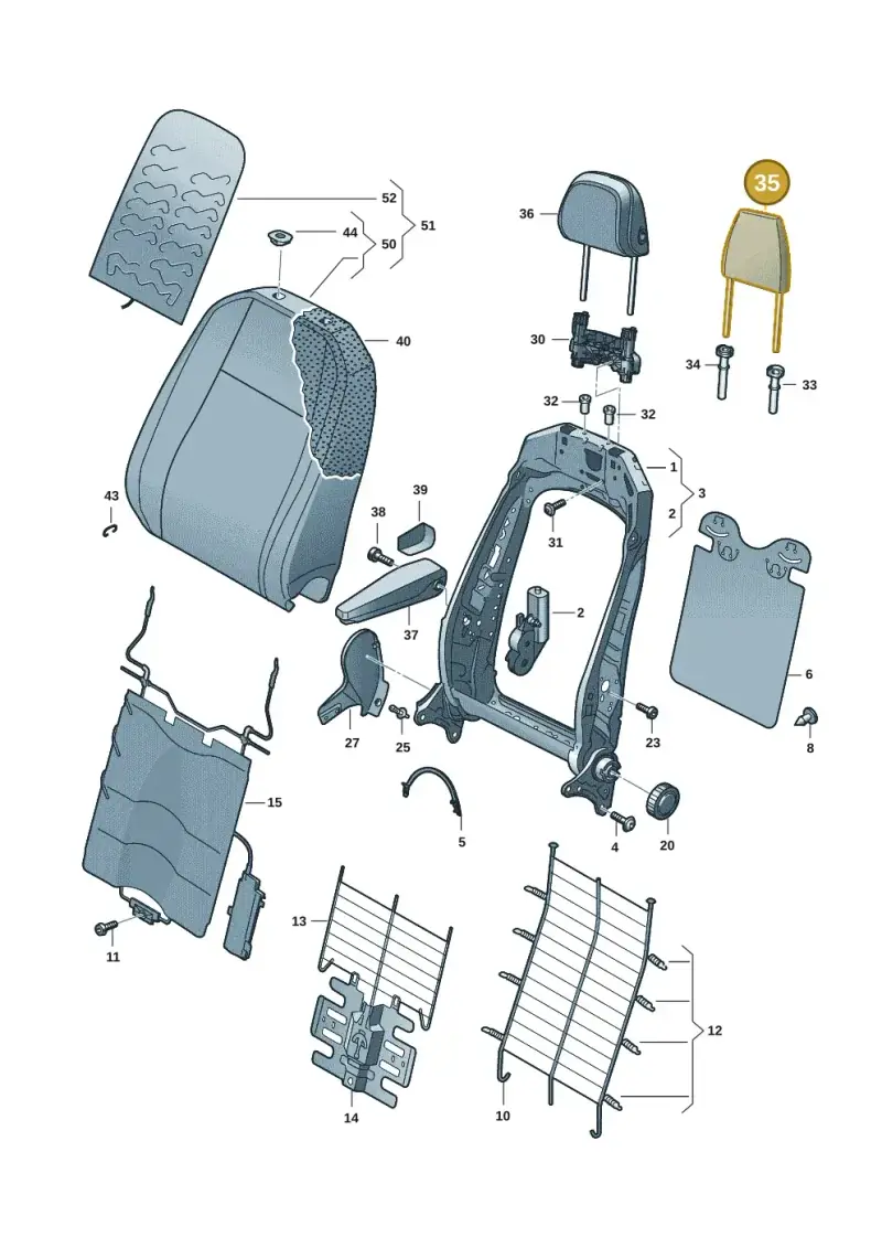 565881914A — Skoda Enyaq (2020-) diagram 11a881500, position 35