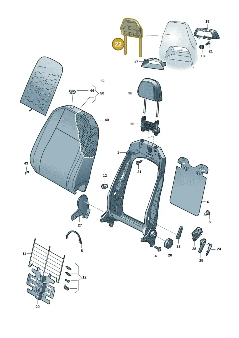 565881914A — Skoda Fabia (2021-) diagram 6vn881050, position 22