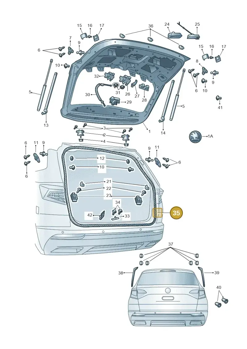 575827705A9B9 — Skoda Karoq (2017-2023) diagram 834827000, position 35