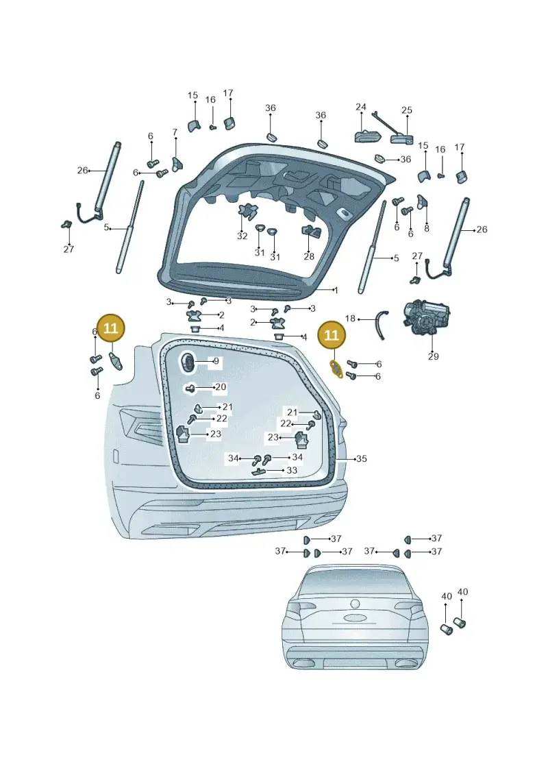 57A827435 — Skoda Karoq (2017-2019) diagram 433827000, position 11