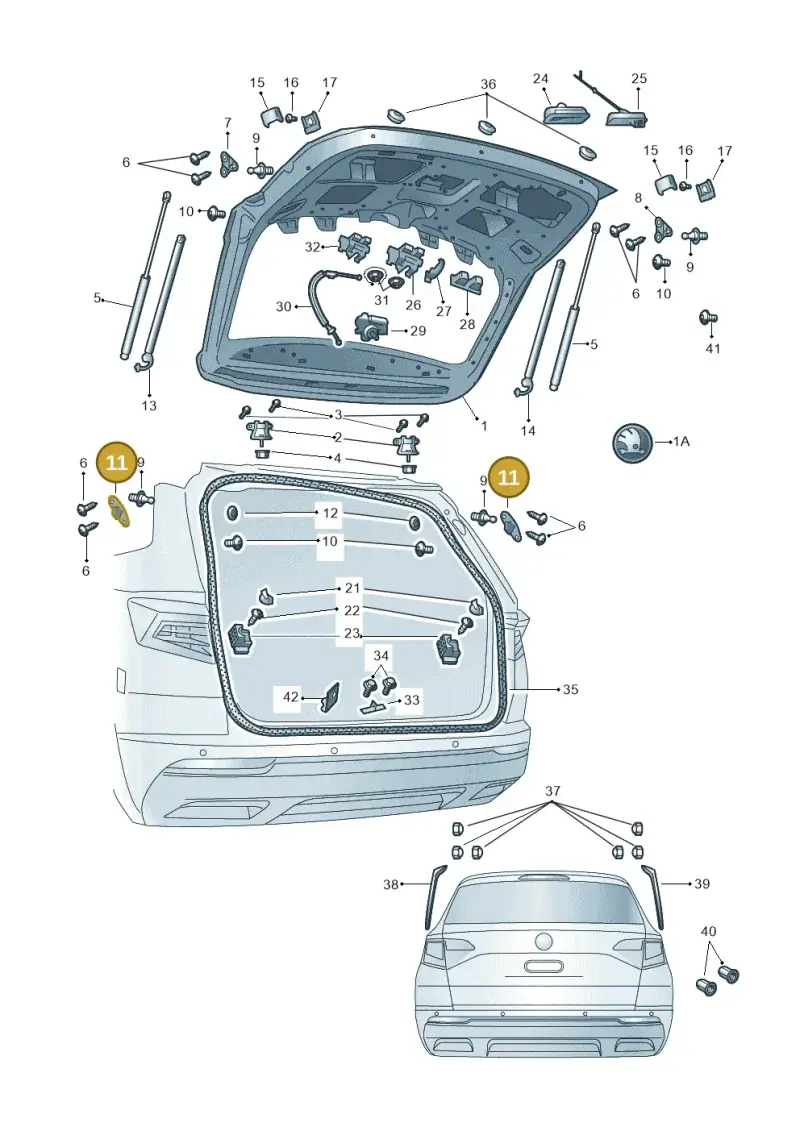 57A827435 — Skoda Karoq (2017-2022) diagram 834827000, position 11
