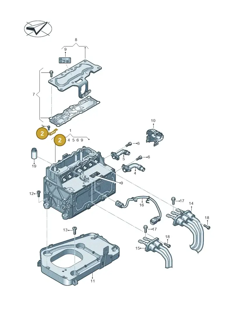 5C0915463 — Skoda Citigo (2019-2021) diagram 899907850, position 2