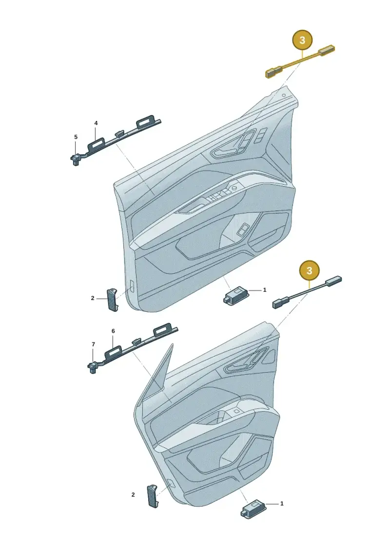5E0919173 — Audi Q6 (2022-) diagram 4cg941400, position 3