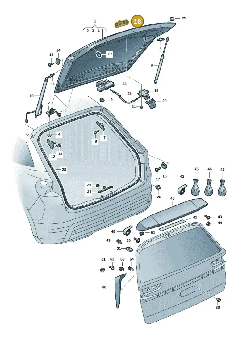 5E3827566A — Skoda Kodiaq (2024-) diagram 57h827000, position 18