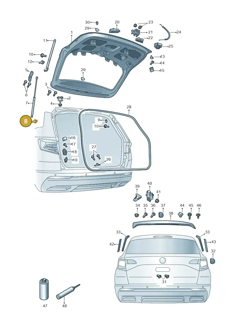 5E5827439 — Skoda Kamiq (2019-) diagram 584827000, position 8