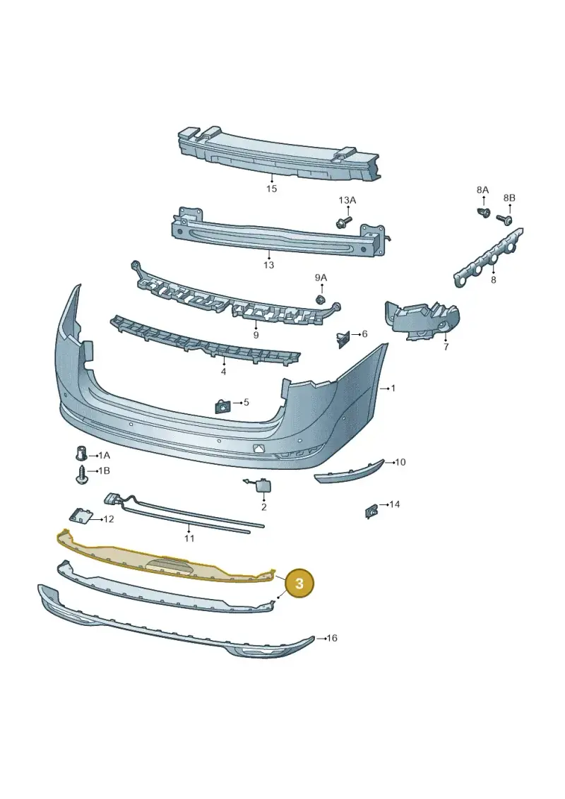 5E6807521A9B9 — Skoda Octavia (2019-2022) diagram 585807060, position 3