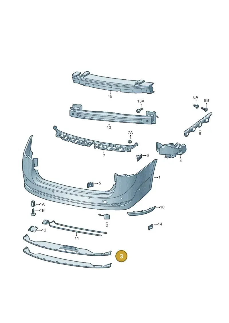 5E6807521A9B9 — Skoda Octavia (2019-2022) diagram 585807050, position 3