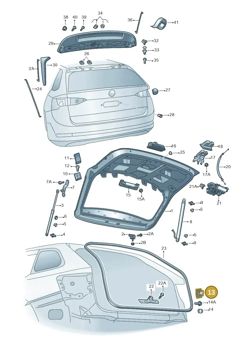 5E9827240 — Skoda Octavia (2019-2024) diagram 585827010, position 13