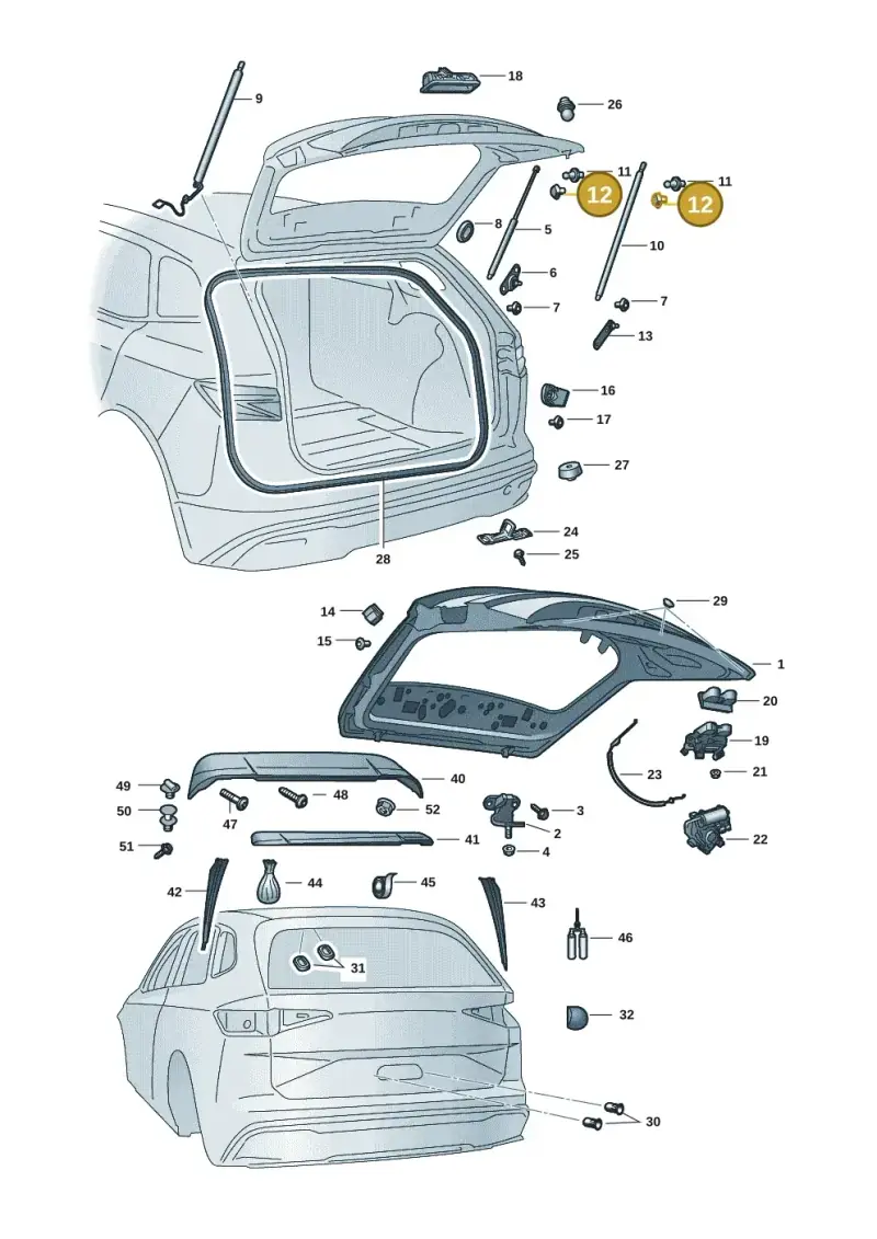 5E9827721A — Skoda Enyaq (2020-) diagram 50a827000, position 12