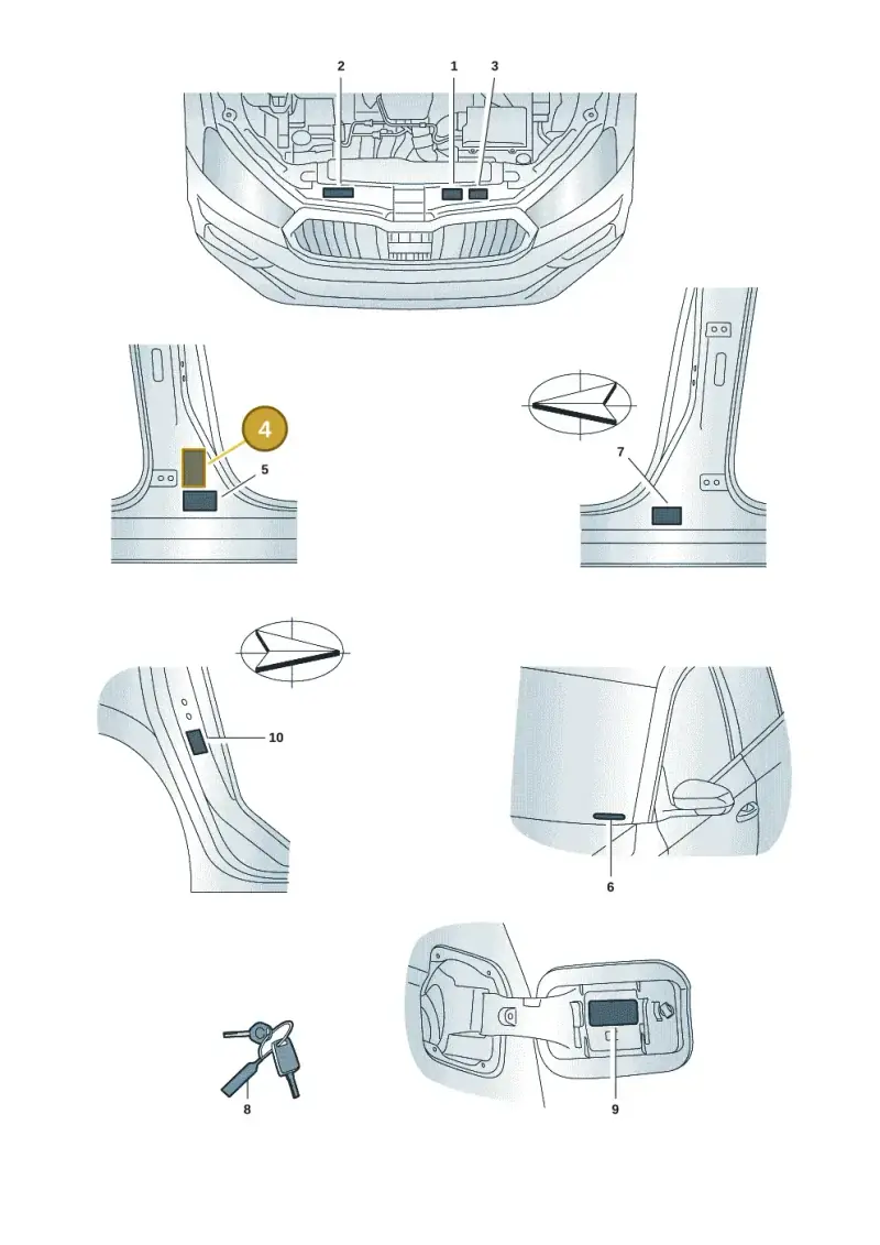 5G0010029J — Skoda Fabia (2021-) diagram 6vn010000, position 4