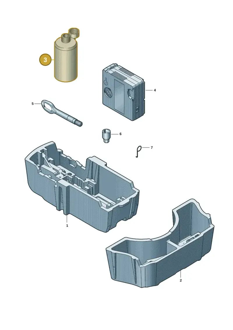 5G0012619B — Skoda Superb Combi (2023-) diagram 3j0012010, position 3
