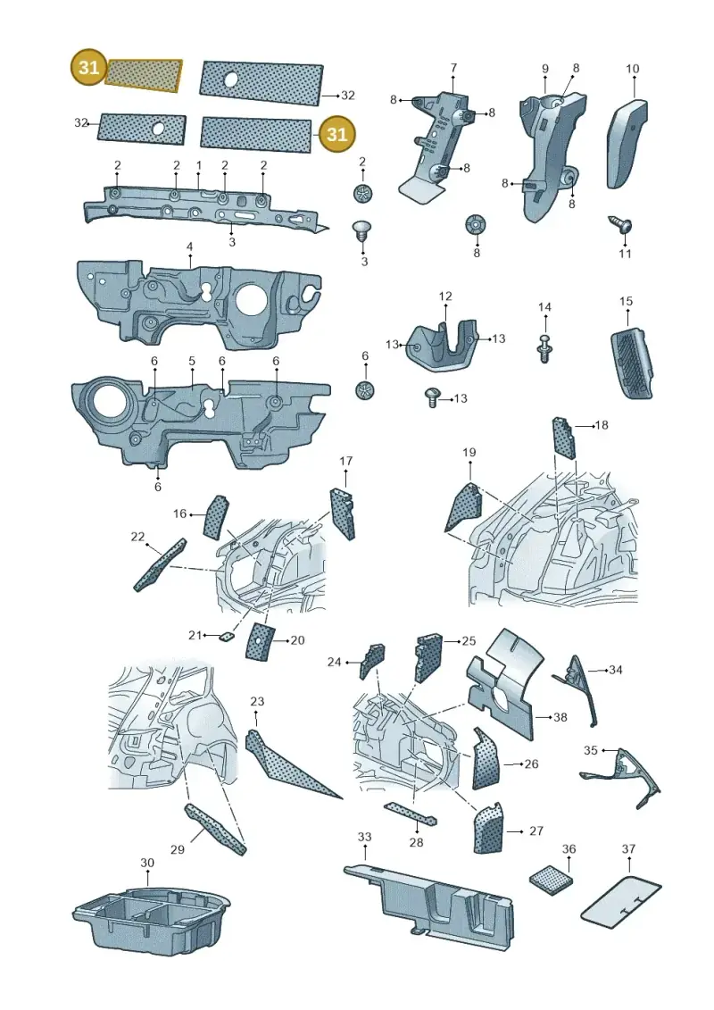 5G0805696F — Skoda Superb Combi (2015-2024) diagram 851000090, position 31
