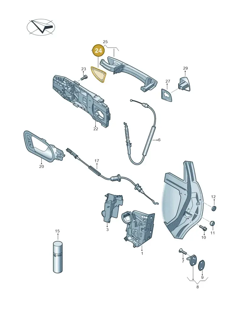 5G0837209B9B9 — Skoda Kodiaq (2018-2022) diagram 649839000, position 24