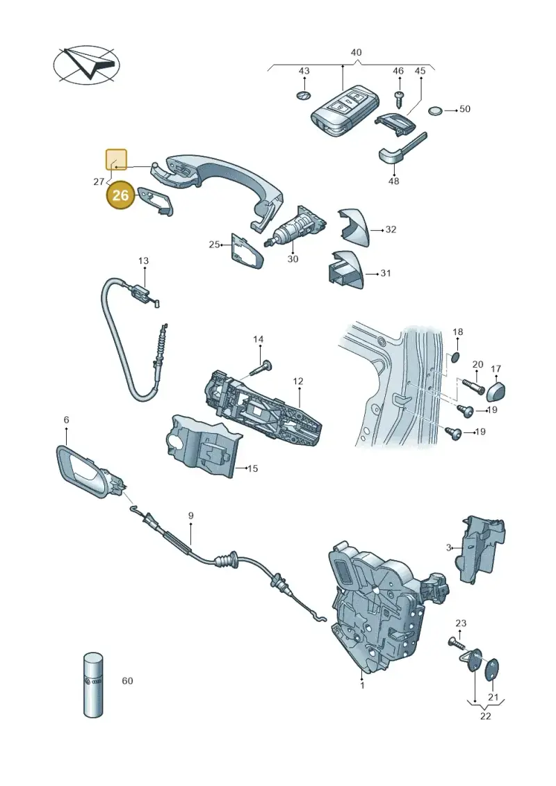 5G0837209B9B9 — Skoda Fabia (2021-) diagram 851837000, position 26
