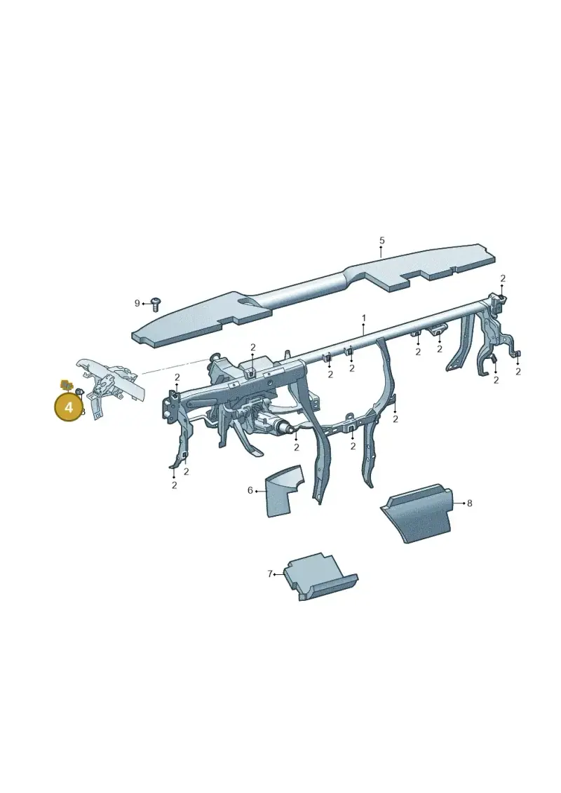 5G0857173 — Skoda Kamiq (2019-) diagram 584857000, position 4