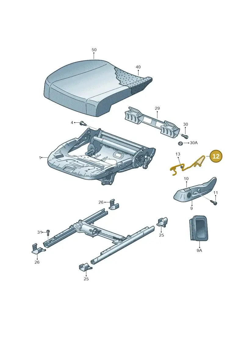 5G0881559D — Skoda Superb Combi (2015-2024) diagram 632881100, position 12