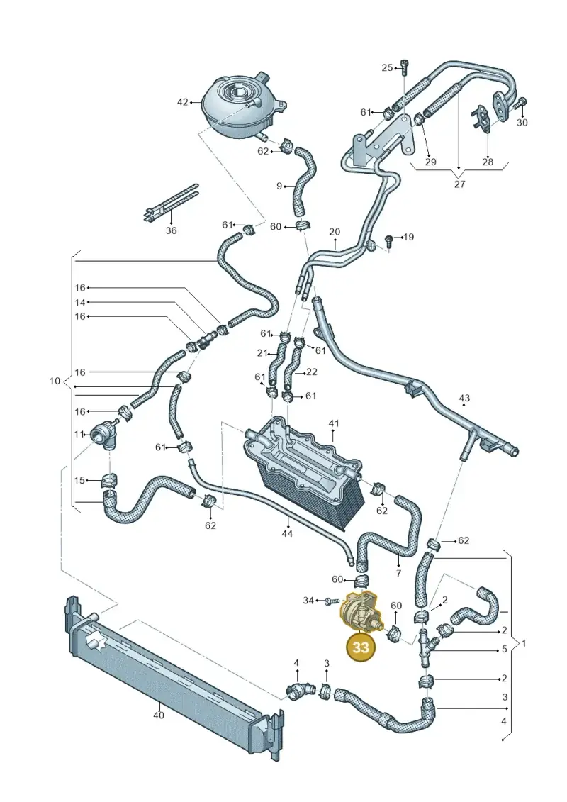 5G0965567A — Skoda Karoq (2017-2022) diagram 763121190, position 33