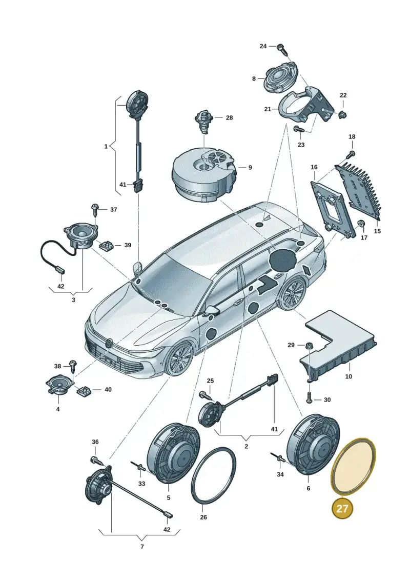 5G0971798B — Skoda Superb Combi (2023-) diagram 3j0035350, position 27