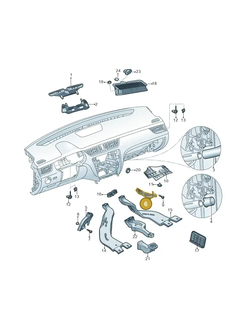 5G2819151 — Skoda Octavia (2012-2017) diagram 753819300, position 6