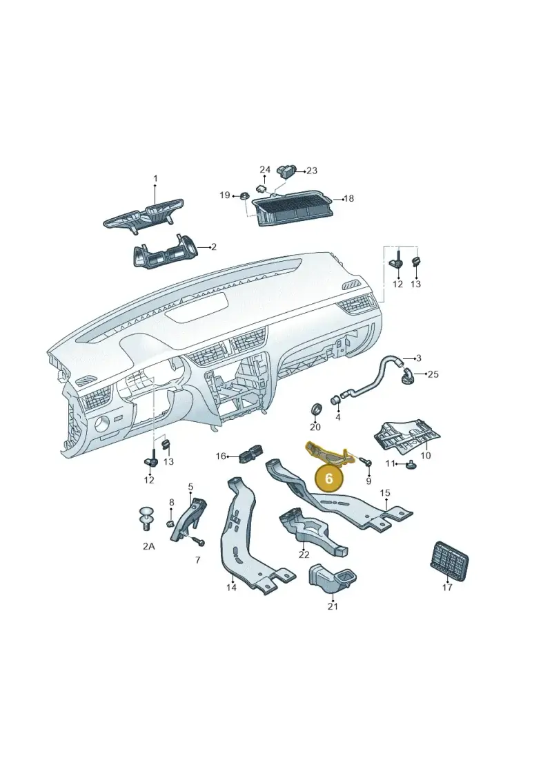5G2819151 — Skoda Octavia (2017-2020) diagram 805819030, position 6