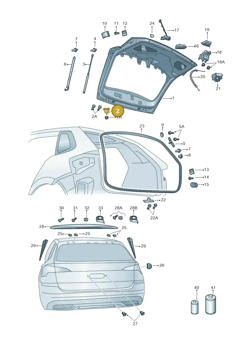 5G6827301C — Skoda Kamiq (2019-) diagram 584827010, position 2