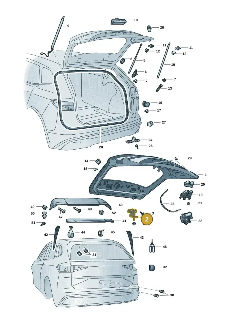 5G6827301D — Skoda Enyaq (2020-) diagram 50a827000, position 2