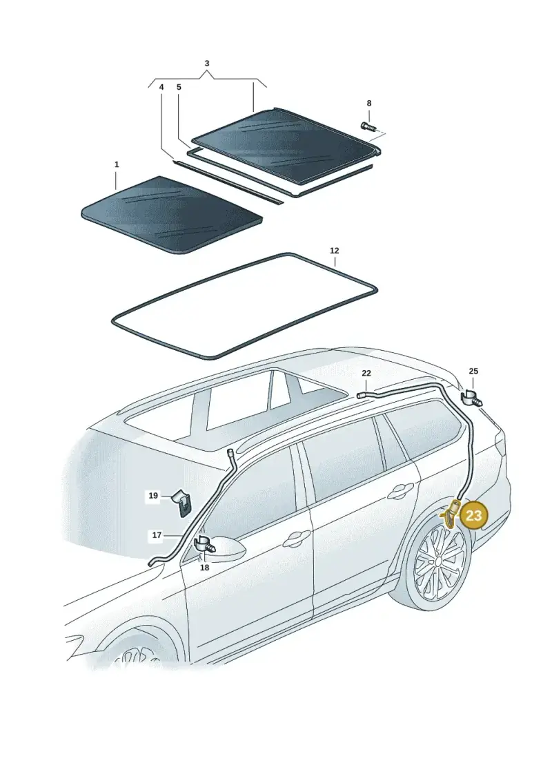 5G6877242A — Skoda Enyaq (2020-) diagram 50a877000, position 23