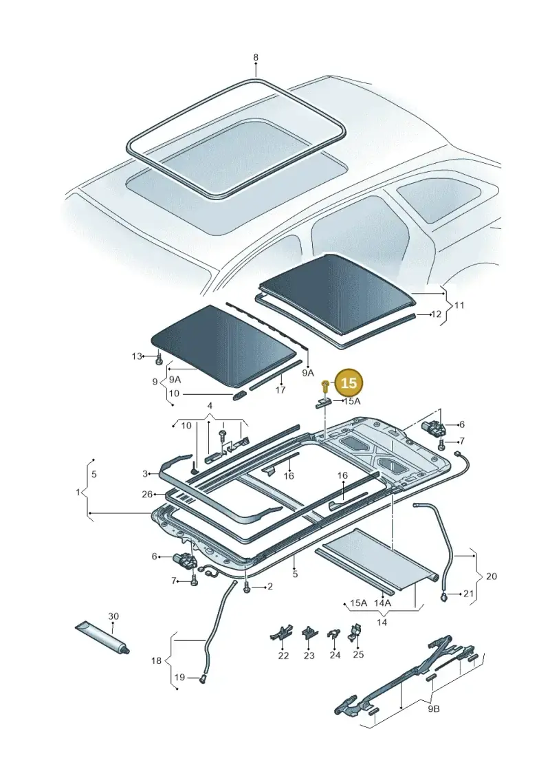 5G9898920 — Skoda Octavia (2017-2020) diagram 753877200, position 15