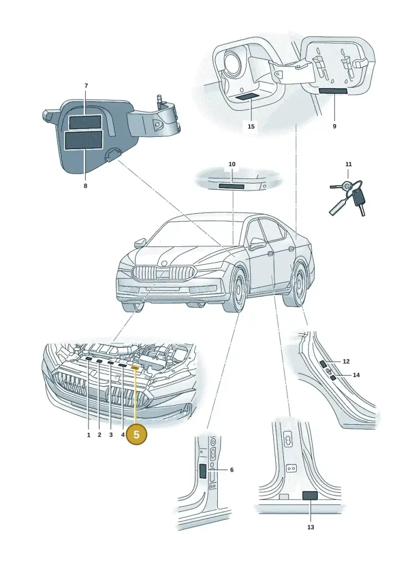 5GE010001 — Skoda Superb Combi (2023-) diagram 3p0010000, position 5