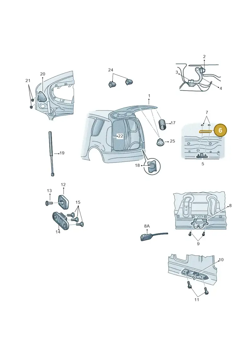 5J0827229 — Skoda Roomster (2010-2015) diagram 481827100, position 6