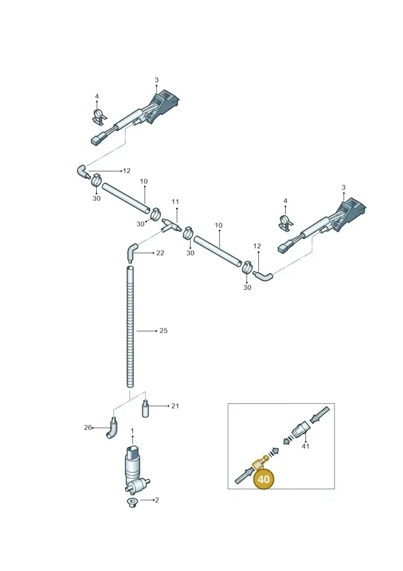 5J0955871B — Skoda Octavia ambiente (2008-2013) diagram 663955100, position 40