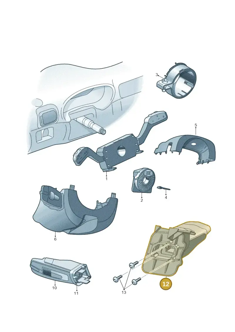 5J0959849 — Skoda ROOMSTER               06> (2006-) diagram 481953500, position 12