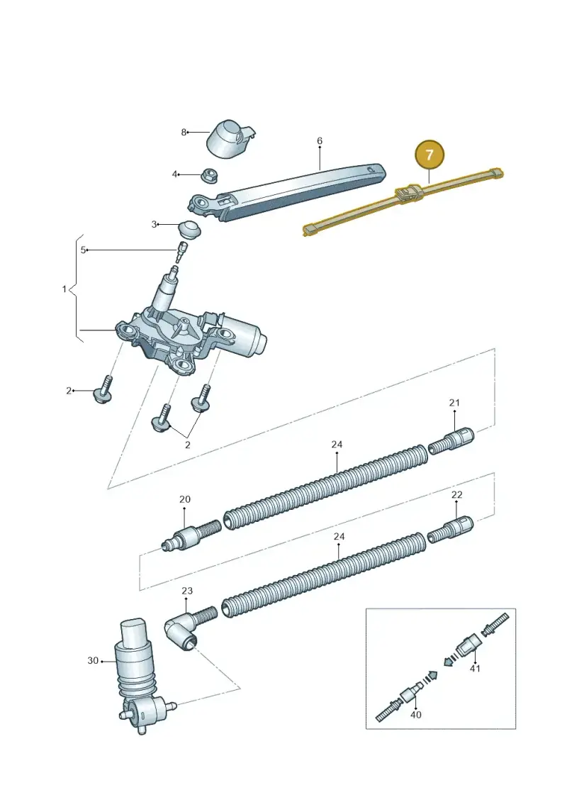 5J6955425B — Skoda Roomster (2010-2015) diagram 632955300, position 7