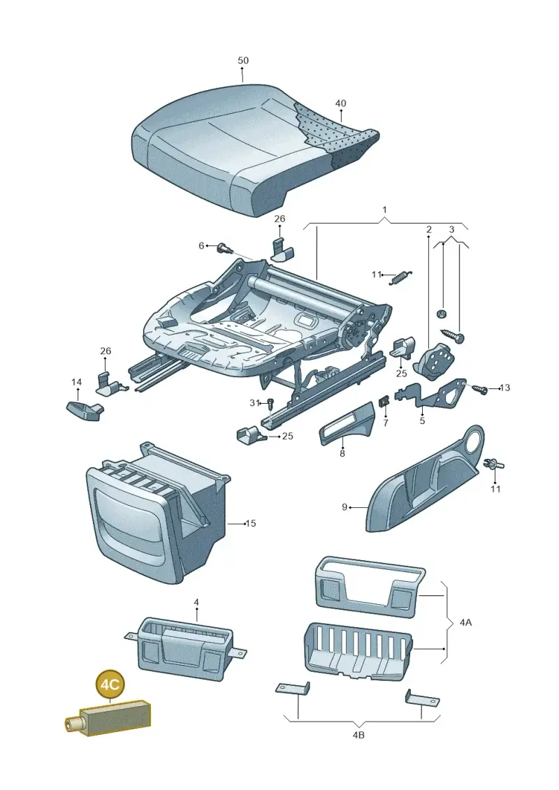 5JA8603539B9 — Skoda Fabia (2014-2022) diagram 797881010, position 4C