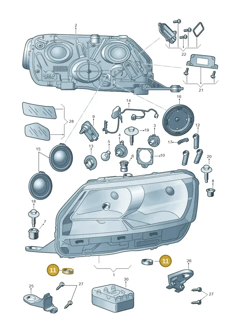 5JA941425 — Skoda Rapid (2012-2022) diagram 740941110, position 11