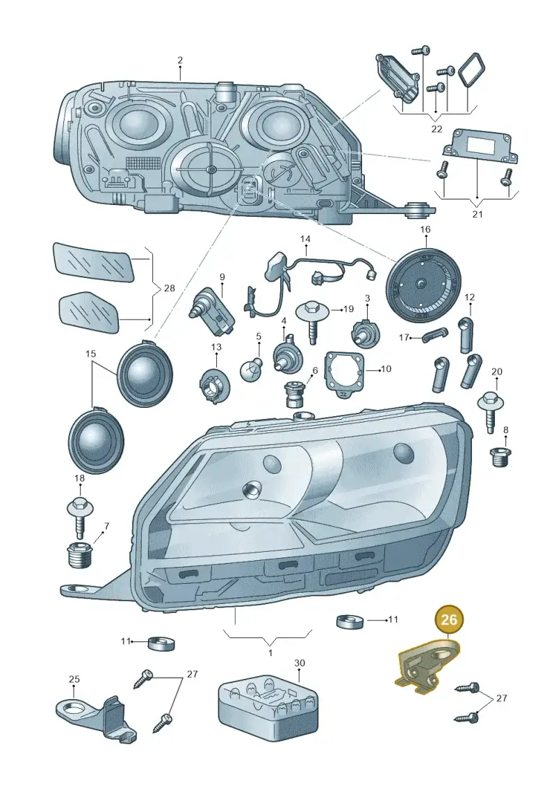 5JA998225 — Skoda Rapid (2012-2022) diagram 740941110, position 26