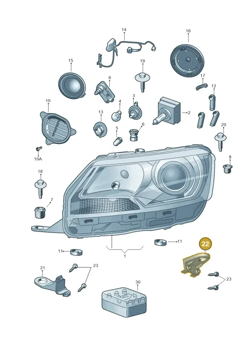 5JA998225 — Skoda Rapid (2012-2022) diagram 740941200, position 22