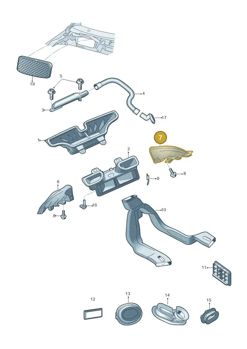 5JB819152 — SEAT Toledo (2015-2019) diagram 740819300, position 7