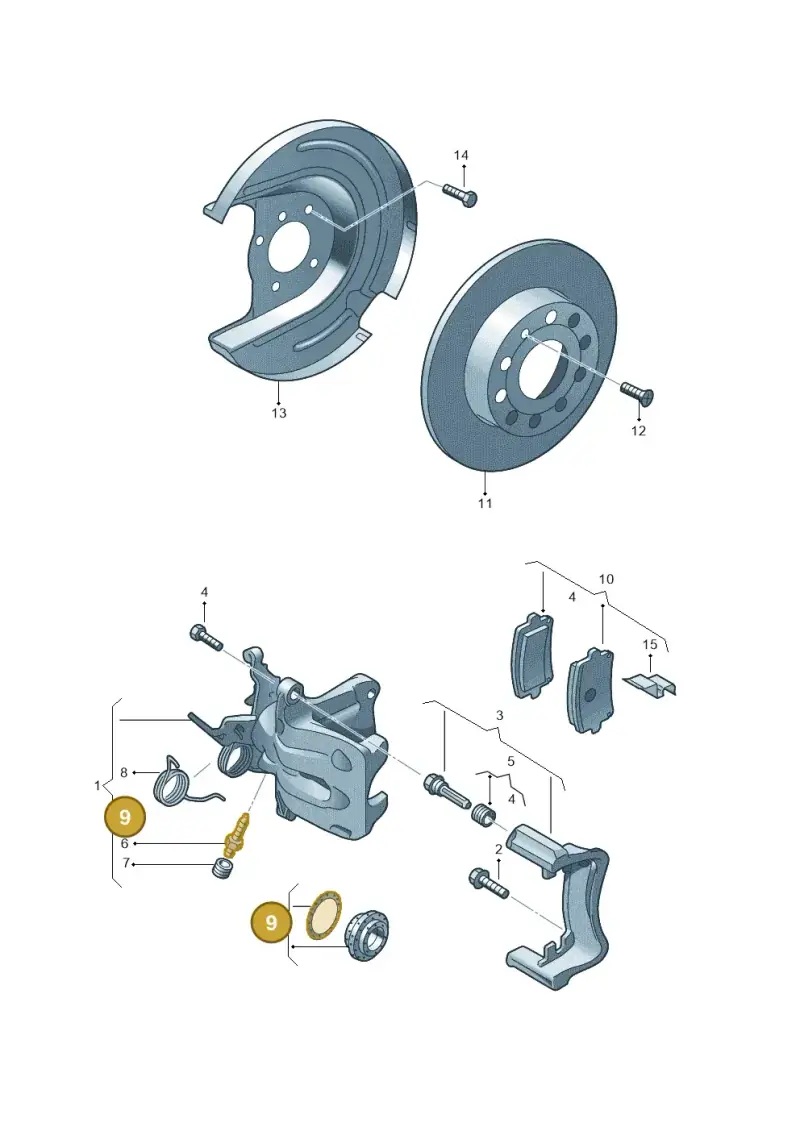 5K0698671B — Skoda Octavia (2017-2020) diagram 781615650, position 9