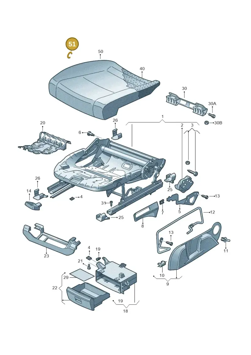 5L0881743 — Skoda Kodiaq (2018-2022) diagram 804881010, position 51