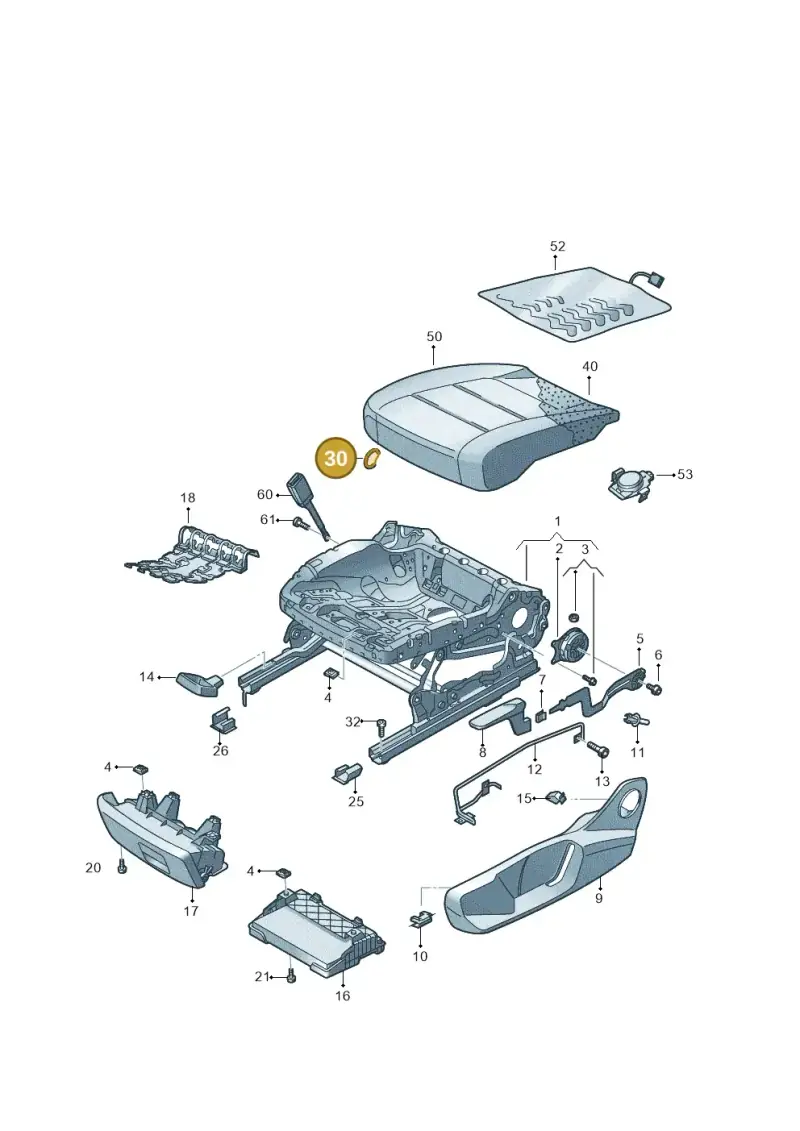 5L0881743 — Skoda Kamiq (2019-2020) diagram 837881000, position 30
